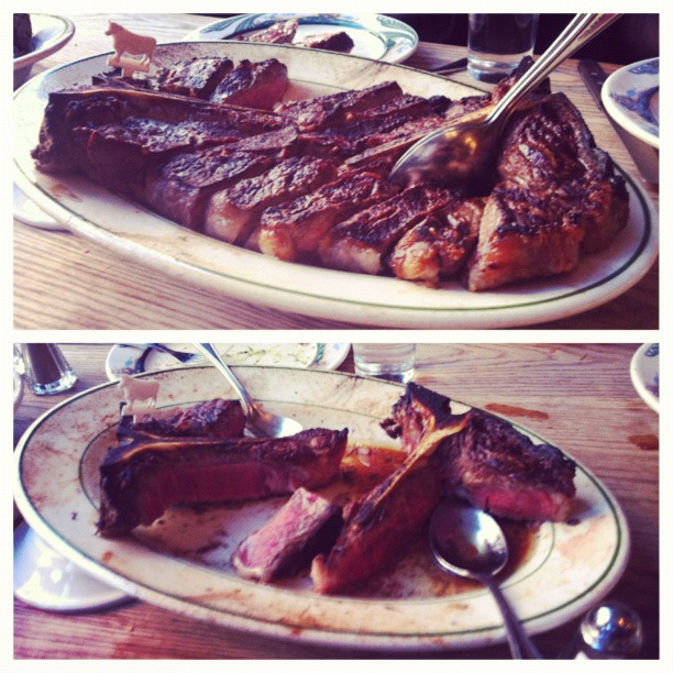 Antes de Depois no Peter Luger